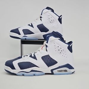 Air Jordan 6 Retro (GS) Olympic 384665-164 Boys Sneakers - Size 6Y